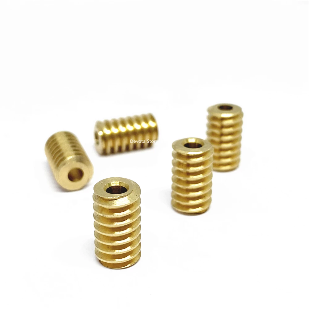 Brass worm of micro motor