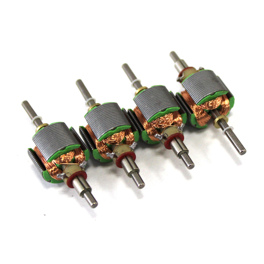 Rotor with wire of micro dc motor