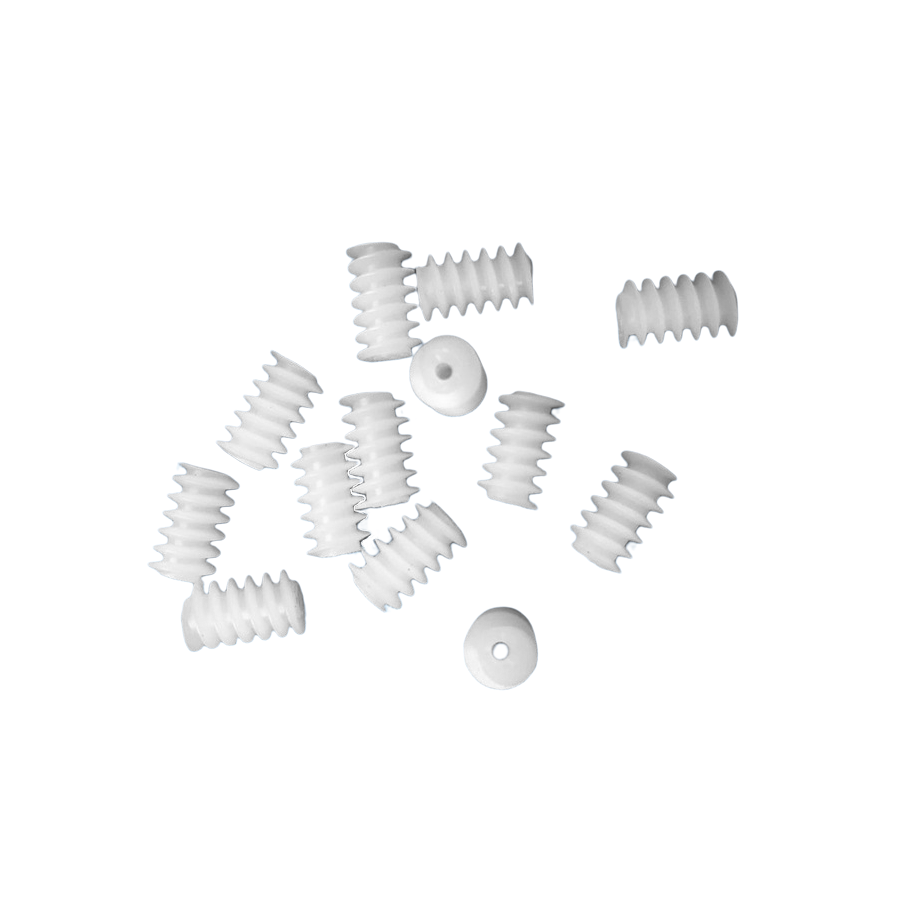 Plastic worm of micro dc motor